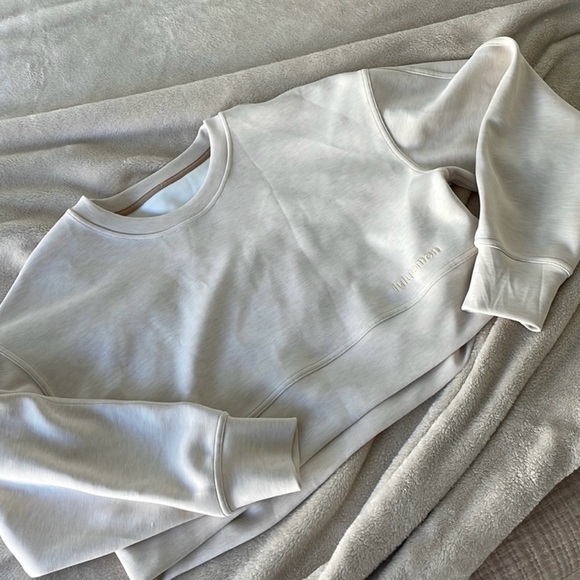 lululemon athletica Tops - Lululemon Soft Stream Perfectly Oversized Cropped Sweatshirt